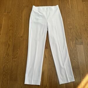 Joseph Ribkoff Pull On Pants Womens Size 6 Back Slit Lilac Knit